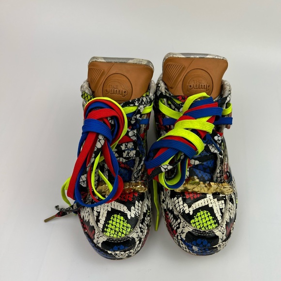 Reebok Melody Ehshani x Pump Omni Lite Mid-Top Snake Printed Women’s Sneakers - Picture 13 of 16